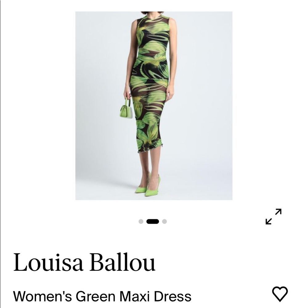 Brand New Louisa Ballou “Heatwave” Long Dress